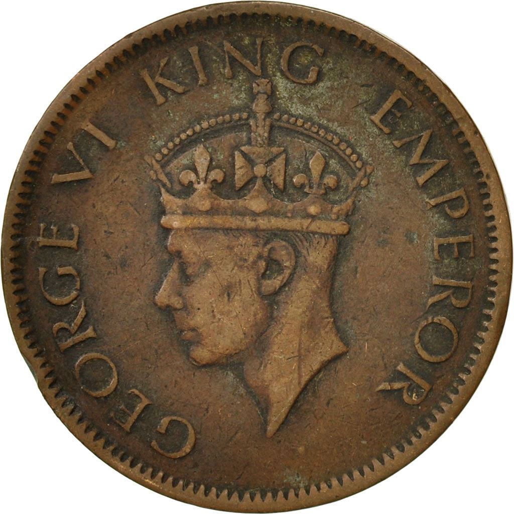India - British | 1/4 Anna Coin | King George VI | Km:531 | 1940 - 1942