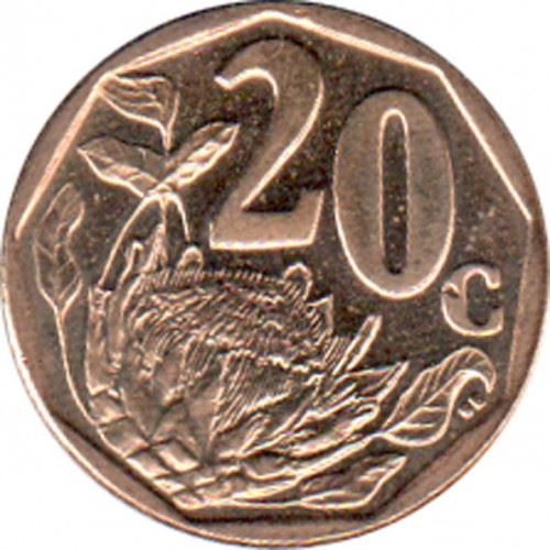 南非20分科萨传说 - uMzantsi Afrika 硬币 KM488 2006 - 2019