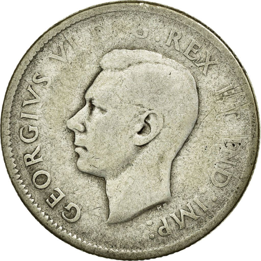 Canada | 25 Cents Coin | Silver | KM:35 | 1937-1947