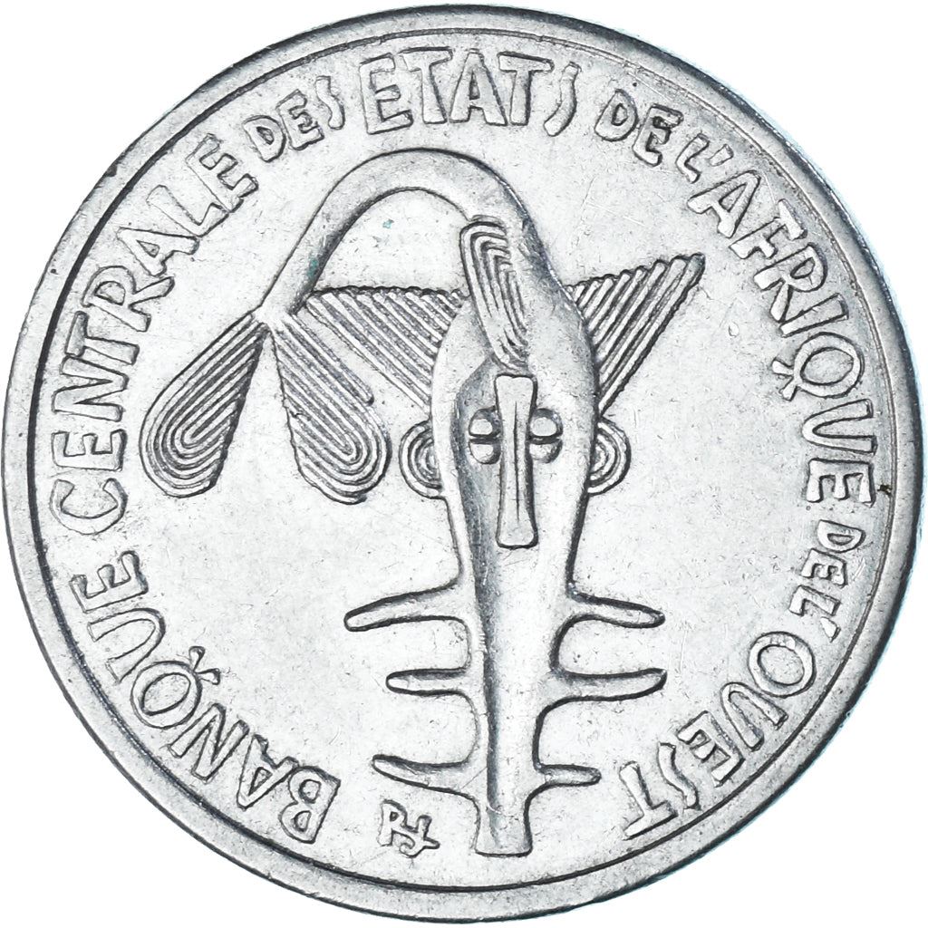 Western African States | 100 Francs Cfa Coin | Emblem of Central Bank | Flowers | Km:19 | 2006 - 2024