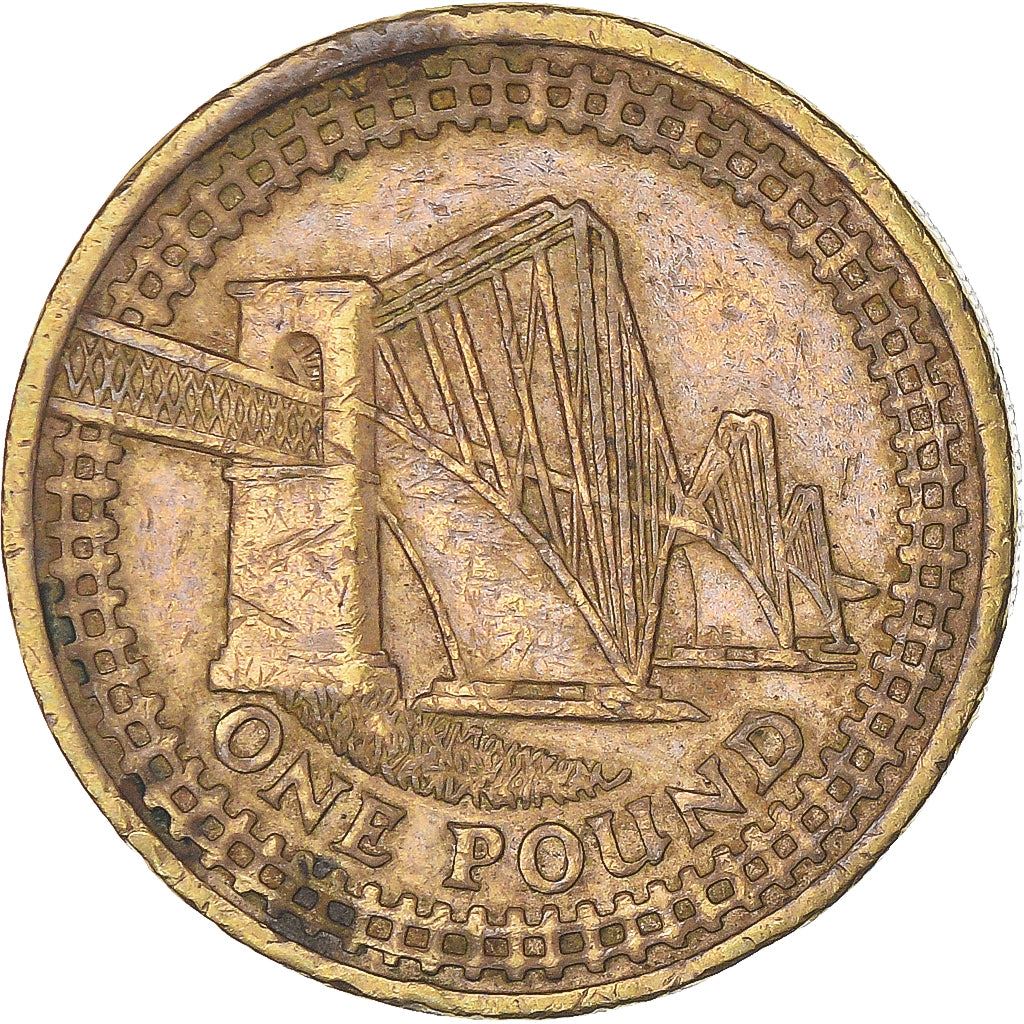 United Kingdom | 1 Pound Coin | Forth Bridge | Km:1048 | 2004