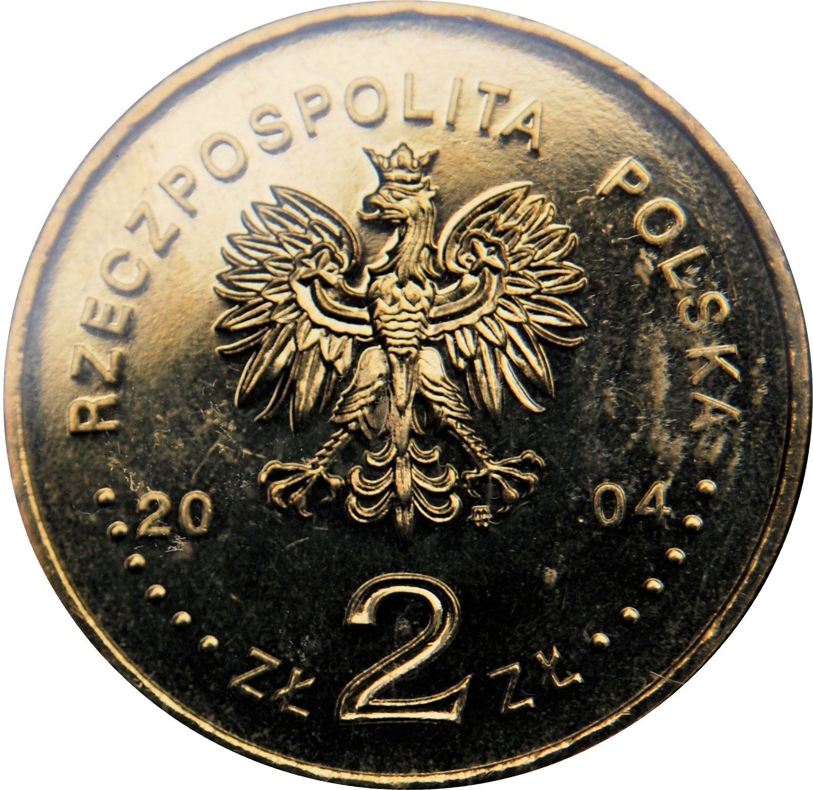 Poland | 2 Z?ote | Dzieje Z?otego | Eagle | KM479 | 2004