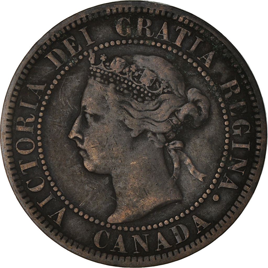 Canada | 1 Cent Coin | Bronze | Wreath | KM:7 | 1876-1901