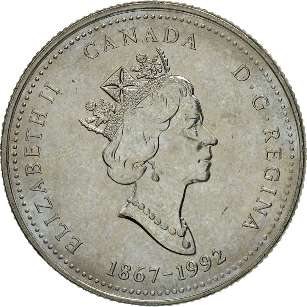 Canada | 25 Cents Coin | Nickel | Newfoundland | KM:213 | 1992