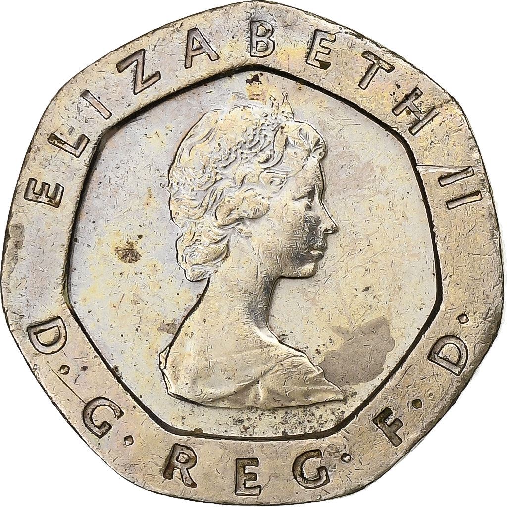 United Kingdom | 20 Pence Coin | Elizabeth II | Km:931 | 1982 - 1984