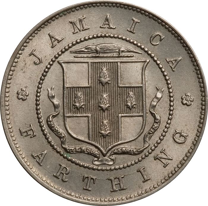 Jamaica Coin | 1 Farthing Coin | George V | KM24 | 1914 - 1934