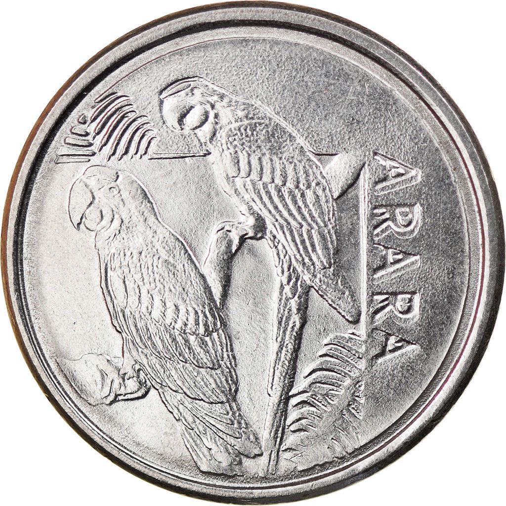 Brazil 5 Cruzeiros Reais Coin KM627 1993 - 1994