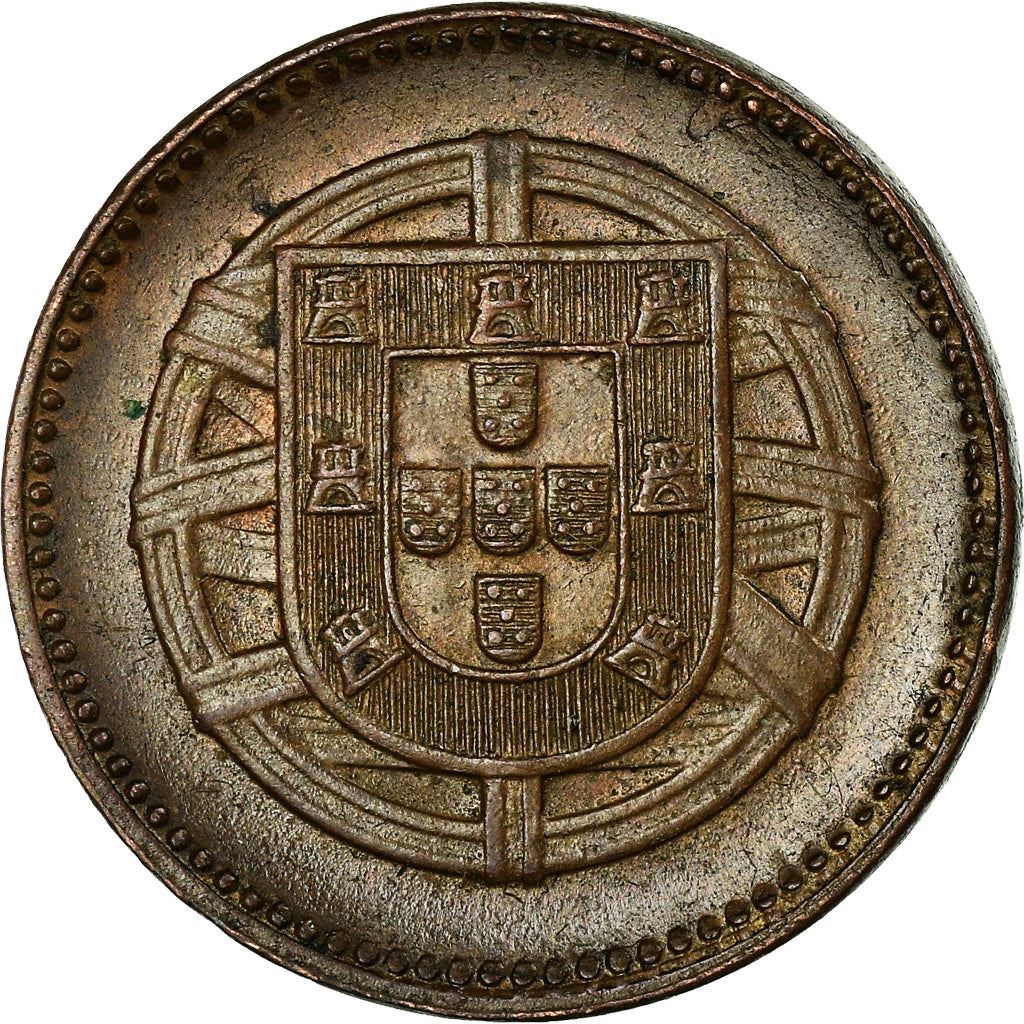 Portugal | 2 Centavos Münze | Bronze | Armillarsphäre | Wappen | Km:568 | 1918 - 1921