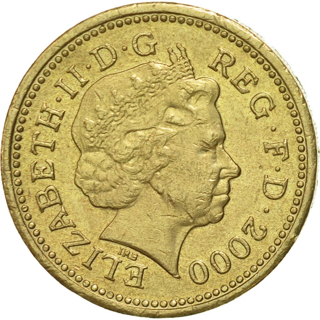 United Kingdom | 1 Pound Coin | Welsh Dragon | Km:1005 | 2000