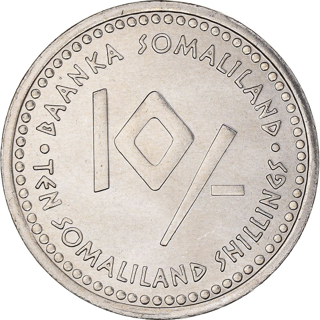 Somaliland | 10-Schilling-Münze | Fische | Edelstahl | KM:8 | 2006