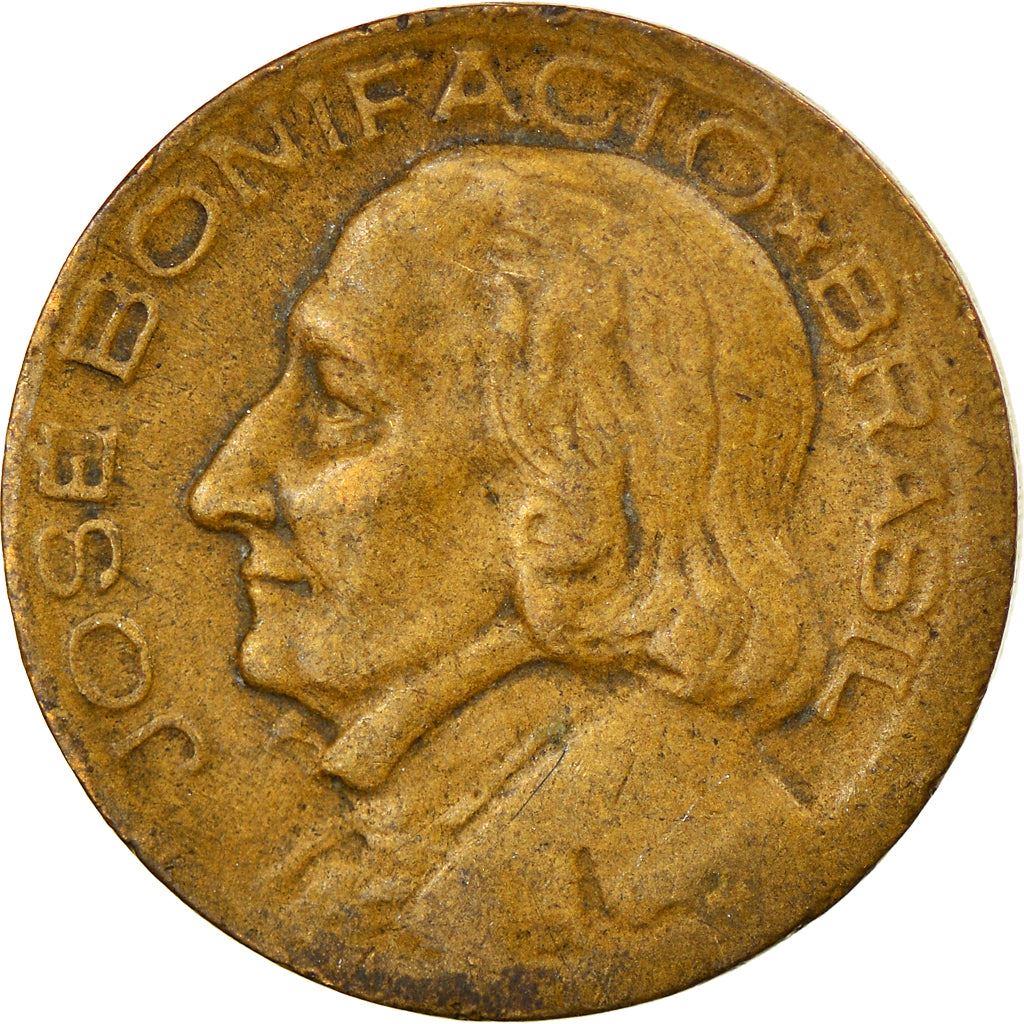 Brazil | 10 Centavos Coin | José Bonifácio | Km:561 | 1947 - 1955