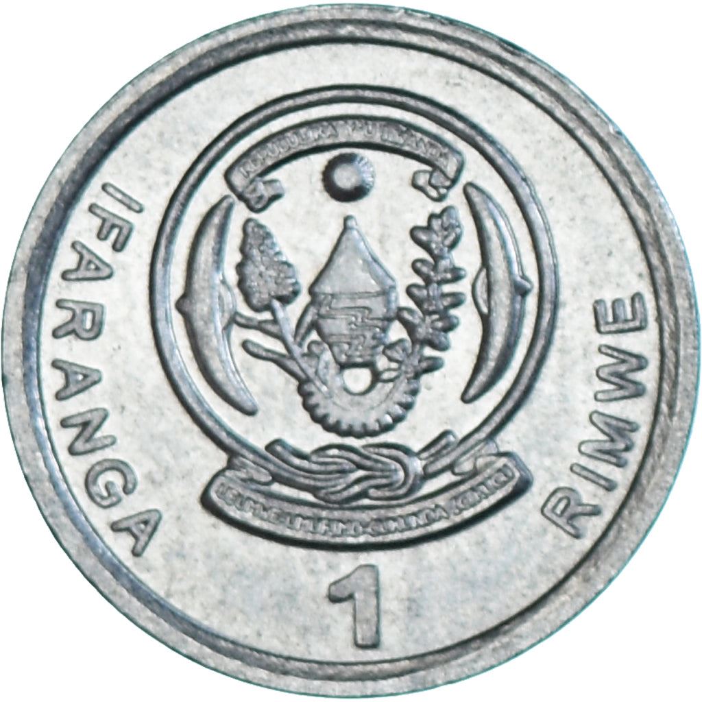 Rwanda | 1 Ifaranga Coin | Rice Plant | Km:22 | 2003