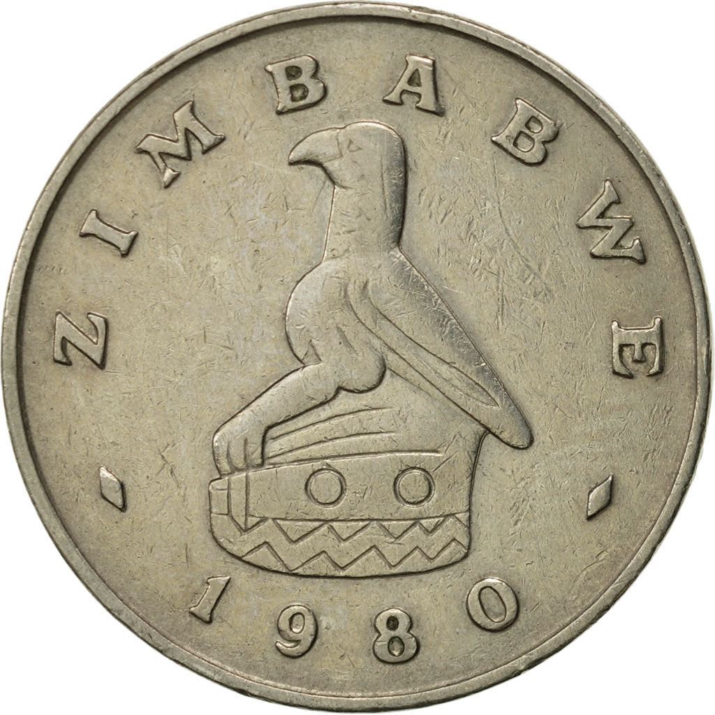 Zimbabwe | 20 Cents Coin | Birchenough Bridge | Km:4 | 1980 - 1997