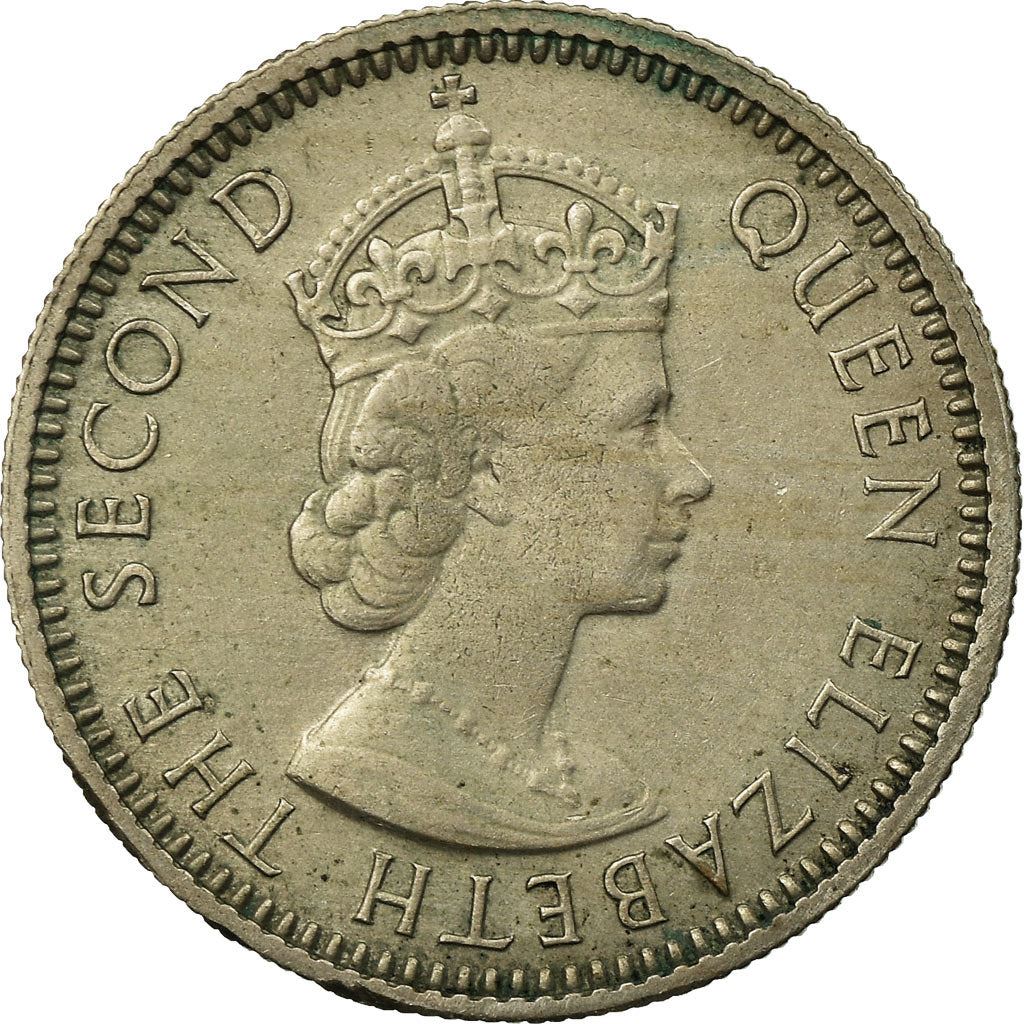 Fiji | Moneda de 6 peniques | Reina Isabel II | Tortuga Marina | KM19 | 1953 - 1967