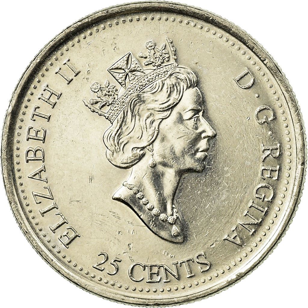 Canada | 25 Cents Coin | A Nation of People | Nickel | KM:348 | 1999