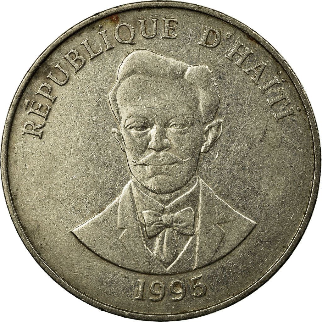Haiti | 50 Centimes Coin | Charlemagne Peralte | Cannon | Km:153A | 1995 - 2013