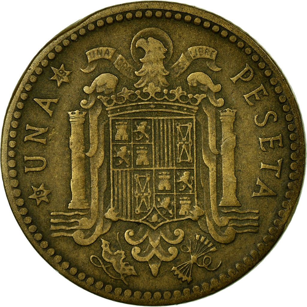 Spain 1 Peseta | 100 Coins | Spanish Francisco Franco | KM775 | 1946 - 1963
