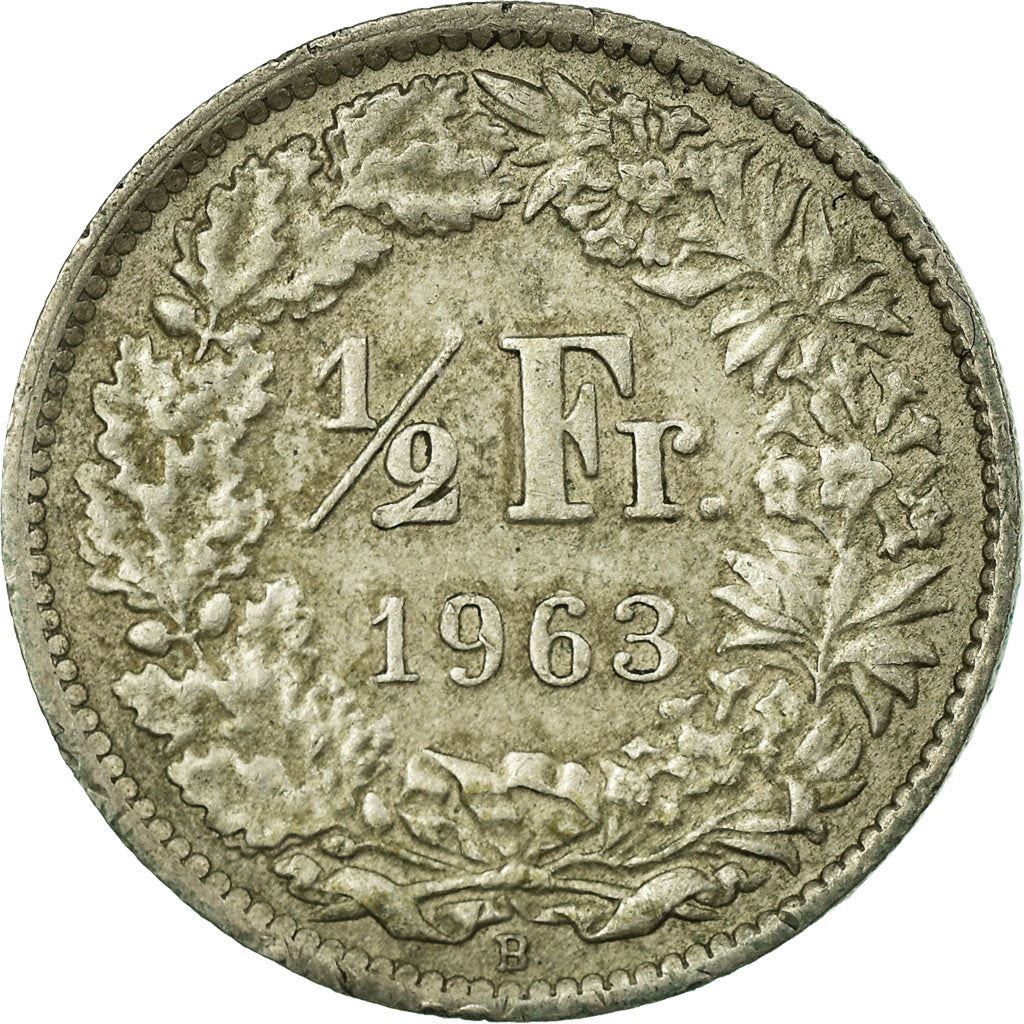 Switzerland Coin Swiss ½ Franc | Helvetia | KM23 | 1875 - 1967